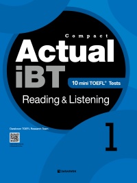 <span style='color:#13961a'> [단어] </span>Compact Actual iBT Reading & Listening Book 1